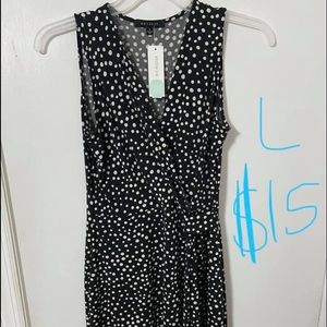 Black and White polka dots